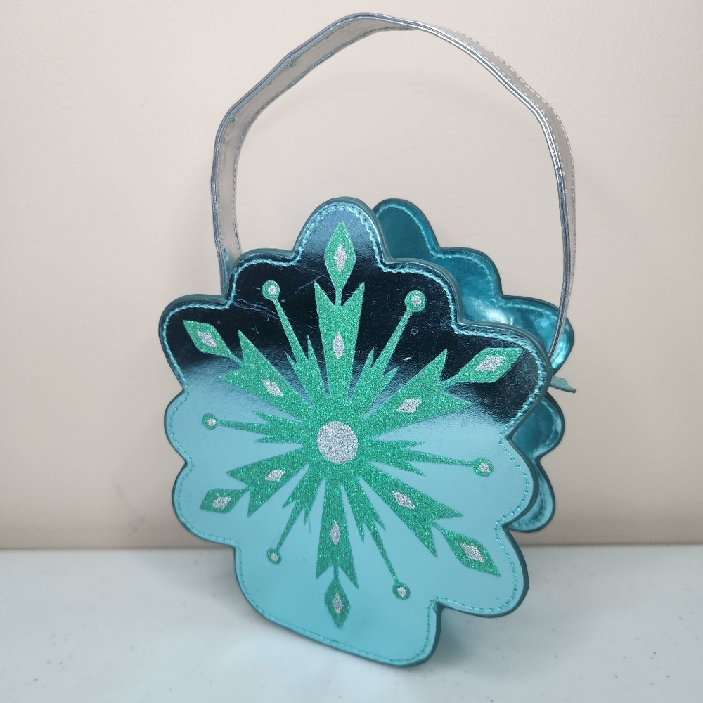 Frozen Metallic Blue Snowflake Purse Disney Store